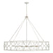 Capital Lighting - 443381WW - Eight Light Chandelier - Ricci - Winter White