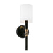 Capital Lighting - 641911YA-700 - One Light Wall Sconce - Beckham - Glossy Black and Aged Brass