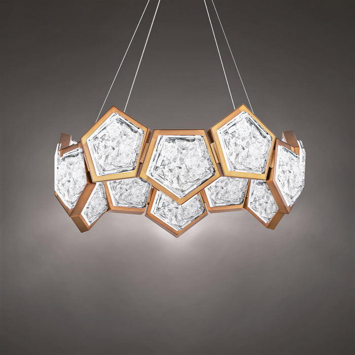 Modern Forms - PD-74126-AB - LED Chandelier - Starlight Starbright - Aged Brass