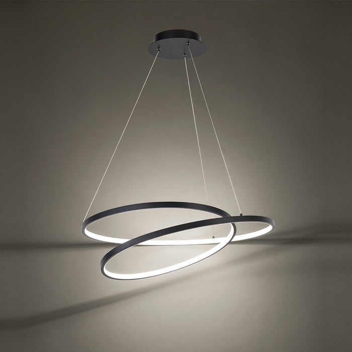W.A.C. Lighting - PD-83128-BK - LED Pendant - Marques - Black