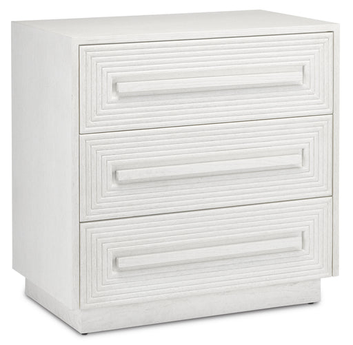 Currey and Company - 3000-0150 - Chest - Morombe - Cerused White