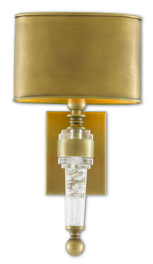 Currey and Company - 5000-0177 - One Light Wall Sconce - Lindau - Antique Brass