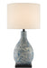 Currey and Company - 6000-0674 - One Light Table Lamp - Ostracon - Vintage Blue