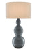 Currey and Company - 6000-0676 - One Light Table Lamp - Cymbeline - Steel Blue
