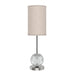 Alora - TL321201PNWL - LED Lamp - Marni - Polished Nickel/White Linen