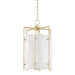 Hudson Valley - 7014-AGB - LED Pendant - Flatbush - Aged Brass