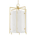 Hudson Valley - 7019-AGB - LED Pendant - Flatbush - Aged Brass