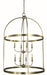 Framburg - 5648 SP - Eight Light Foyer Chandelier - Heidelberg - Satin Pewter