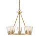 Savoy House - 1-1021-5-322 - Five Light Chandelier - Calhoun - Warm Brass