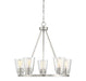 Savoy House - 1-1021-5-SN - Five Light Chandelier - Calhoun - Satin Nickel