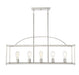 Savoy House - 1-190-5-SN - Five Light Linear Chandelier - Palladian - Satin Nickel