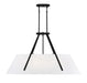 Savoy House - 1-2520-6-89 - Six Light Linear Chandelier - Newport - Matte Black