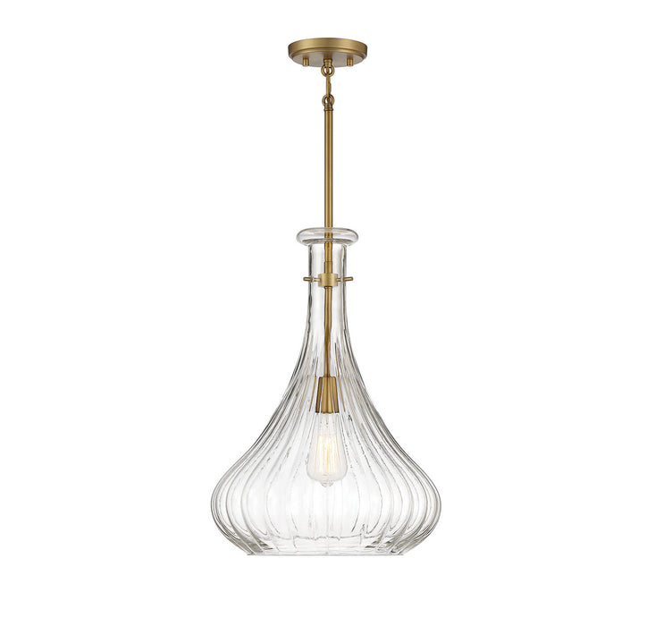 Savoy House - 7-2265-1-322 - One Light Pendant - Bristo - Warm Brass