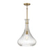 Savoy House - 7-2265-1-322 - One Light Pendant - Bristo - Warm Brass