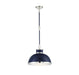 Savoy House - 7-8882-1-174 - One Light Pendant - Corning - Navy with Polished Nickel Accents