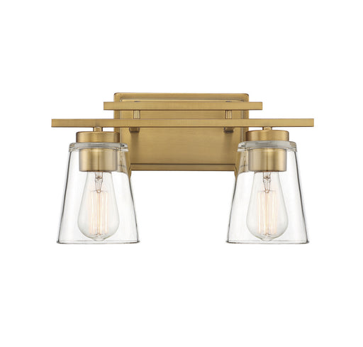 Savoy House - 8-1020-2-322 - Two Light Bath Bar - Calhoun - Warm Brass