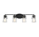 Savoy House - 8-7045-4-BK - Four Light Bath Bar - Sacremento - Black