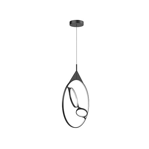 Kuzco Lighting - PD84324-BK - LED Pendant - Serif - Black