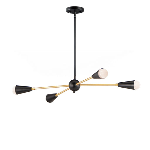 Maxim - 11264BKSBR/BUL - LED Pendant - Lovell - Black / Satin Brass