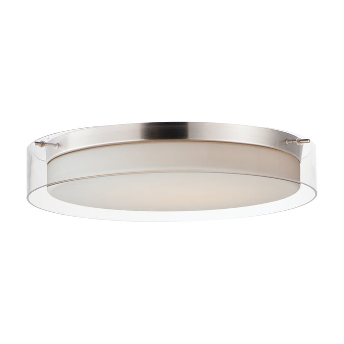 Maxim - 12286CLSWSN - LED Flush Mount - Duo - Satin Nickel