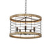 Maxim - 12515DWBK - Five Light Chandelier - Homestead - Driftwood / Black