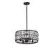 Maxim - 21815BCBK - Four Light Pendant - Madeline - Black