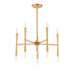 Maxim - 24625SBR - Ten Light Chandelier - Rome - Satin Brass