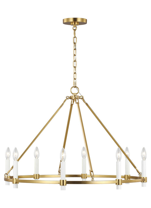 Visual Comfort Studio - CC1458BBS - Eight Light Chandelier - Marston - Burnished Brass