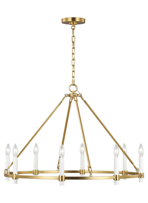 Visual Comfort Studio - CC1458BBS - Eight Light Chandelier - Marston - Burnished Brass