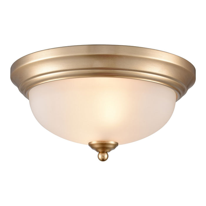 ELK Home - 7002FM/50 - Two Light Flush Mount - Basics - Satin Gold