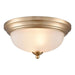 ELK Home - 7002FM/50 - Two Light Flush Mount - Basics - Satin Gold