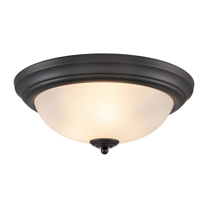 ELK Home - 7013FM/60 - Three Light Flush Mount - Basics - Black