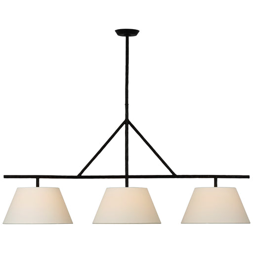 Visual Comfort Signature - SK 5700AI-L - LED Linear Pendant - Collette - Aged Iron