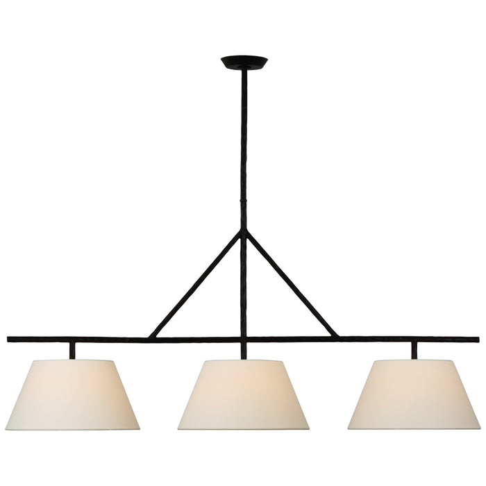 Visual Comfort Signature - SK 5700AI-L - LED Linear Pendant - Collette - Aged Iron