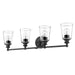 Acclaim Lighting - IN41403BK - Four Light Vanity - Ceil - Matte Black