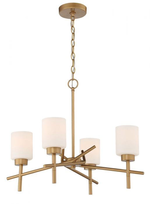 Craftmade - 54624-SG - Four Light Chandelier - Cadence - Soft Gold