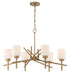 Craftmade - 54626-SG - Six Light Chandelier - Cadence - Soft Gold