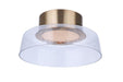 Craftmade - 55180-SB-LED - LED Flushmount - Centric - Satin Brass