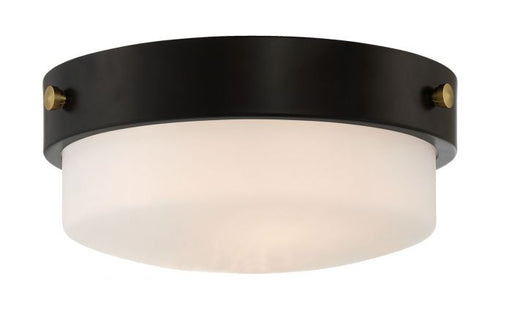 Craftmade - X3212-FB - Two Light Flushmount - Oak Street - Flat Black