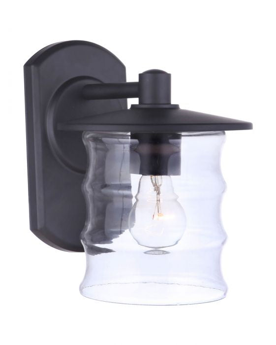 Craftmade - ZA3614-MN - One Light Outdoor Wall Mount - Canon - Midnight