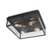 Regina Andrew - 17-1011BLK - Four Light Flush Mount - Sydney - Black