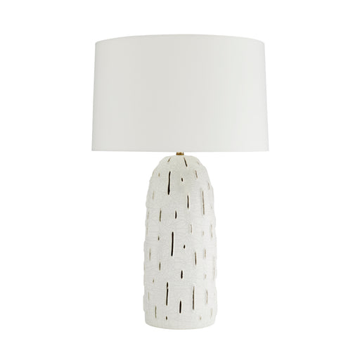 Arteriors - 17843-273 - One Light Lamp - Grotto - White Stained Crackle