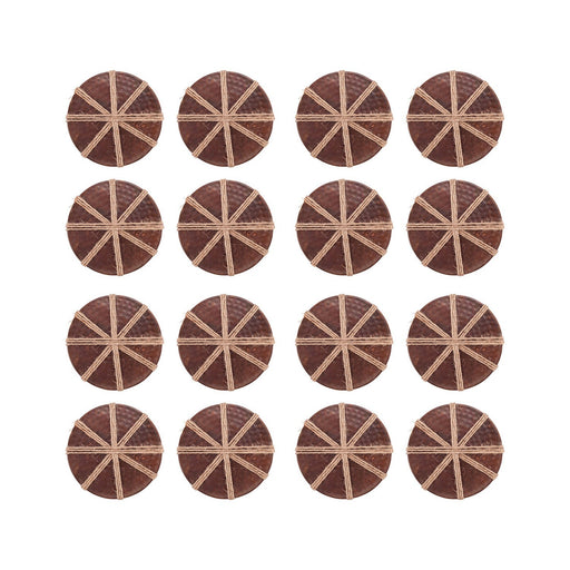 ELK Home - 619465/S4 - Coasters (Set Of 4) - Pomeroy - Burned Copper