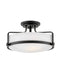 Hinkley - 3643BK - LED Semi-Flush Mount - Harper - Black