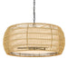 Golden - 6805-6 BLK-NR - Six Light Chandelier - Everly - Matte Black