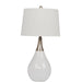 Craftmade - 86221 - One Light Table Lamp - Table Lamp - Gloss White/Brushed Polished Nickel