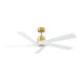 Visual Comfort Fan - 5ASPR56BBS - 56``Ceiling Fan - Aspen 56 - Burnished Brass