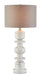 Currey and Company - 6000-0687 - One Light Table Lamp - Sasha - White/Gray