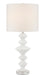 Currey and Company - 6000-0688 - One Light Table Lamp - Sheba - Pearl/White