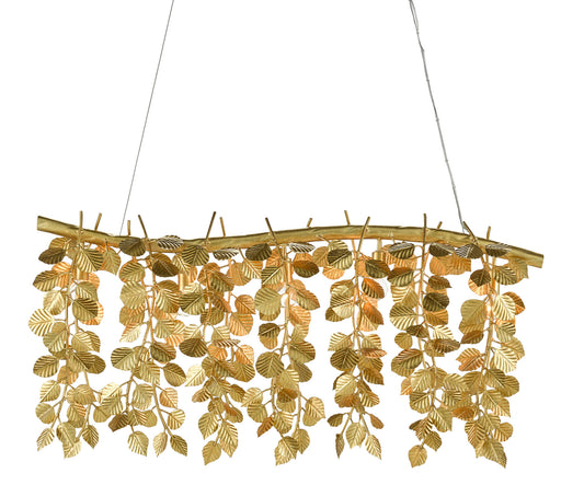 Currey and Company - 9000-0781 - Five Light Chandelier - Aviva Stanoff - Contemporary Gold Leaf